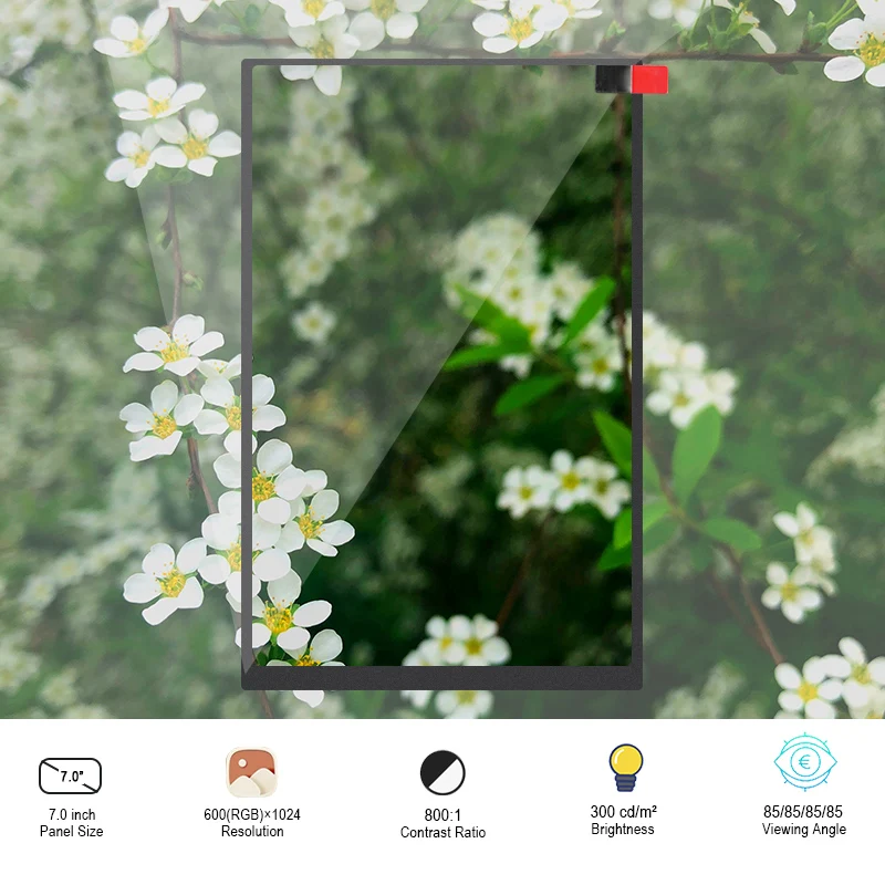 

Original Innolux P070ACZ-3Z1 1k HD Display Screen WithoutTouch For Pad Tablet 7 Inch LCM Module 600(RGB)×1024 WSVGA 170PPI