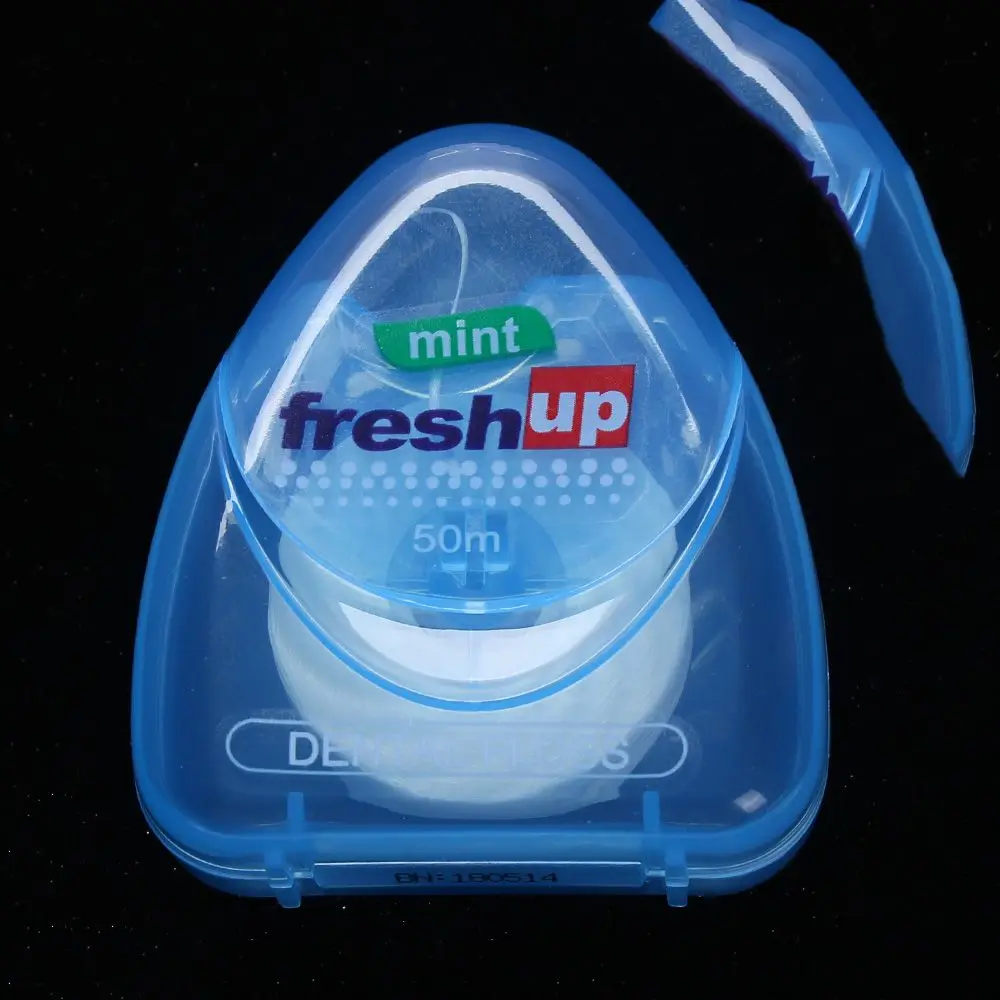 

50M Micro Wax Peppermint Flavor Dental Flosser Interdental Brush Teeth Stick Floss Pick Oral Hygiene Clean Wire Dental Floss