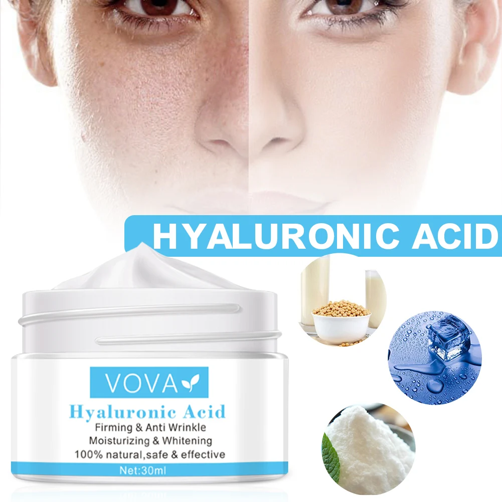 

Hyaluronic Acid Face Cream Serum Anti Aging Shrink pores Wrinkle Remover Facial Creams For Skin Whitening Moisturizer Day Cream