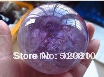 YM 324 натуральный аметист кварц хрусталь сферический шар лечебный камень 50 мм | Дом