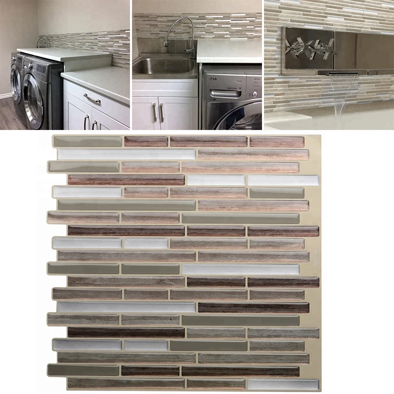 

3D Brick Wall Stickers Wallpaper Decor Foam Waterproof Wall Covering Wallpaper For Kids Living Room DIY Background 27*25.4 Cm