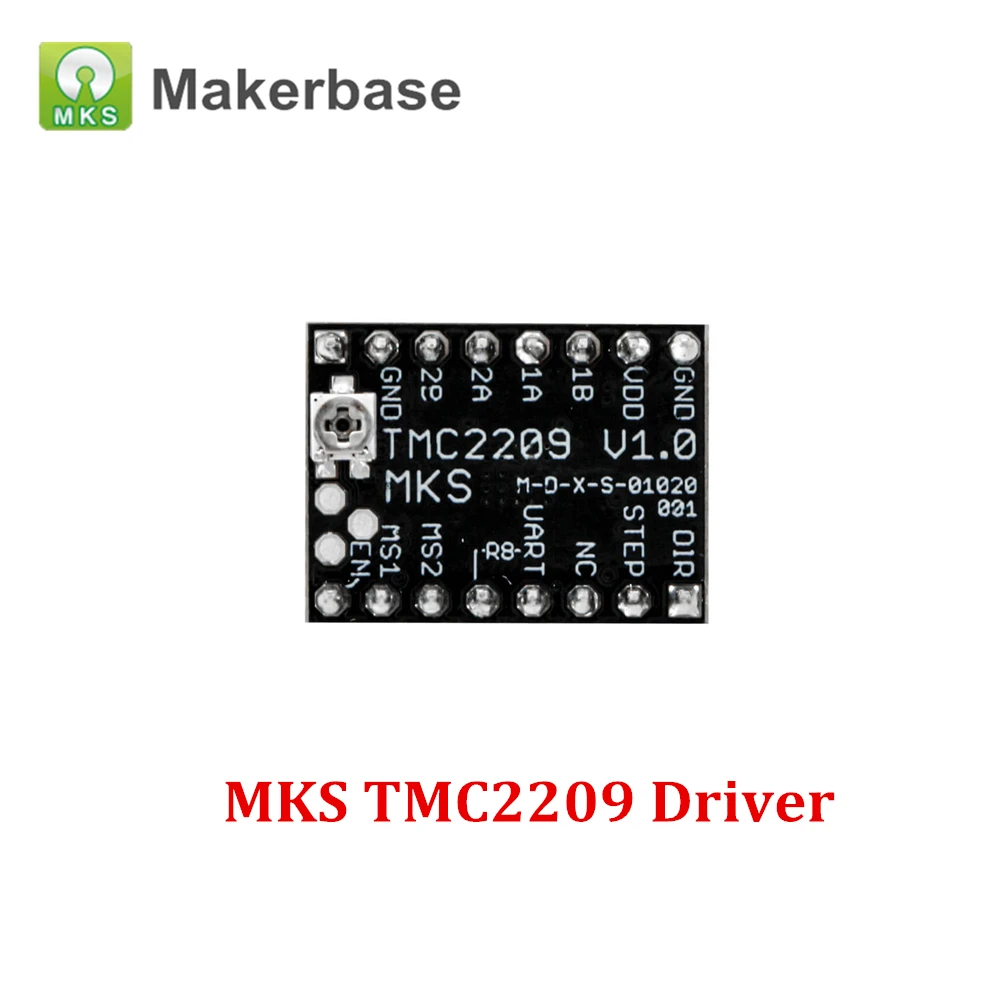 Детали 3d принтера MKS TMC2209 UART шаговый двигатель модуль драйвера Stepsticks Mute VS TMC2208 TMC2100 для MKS SGen L SKR плата