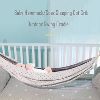 infant baby hammock newborn kid sleeping bed safe detachable baby cot crib swing hammock adjustable net portable 100130cm