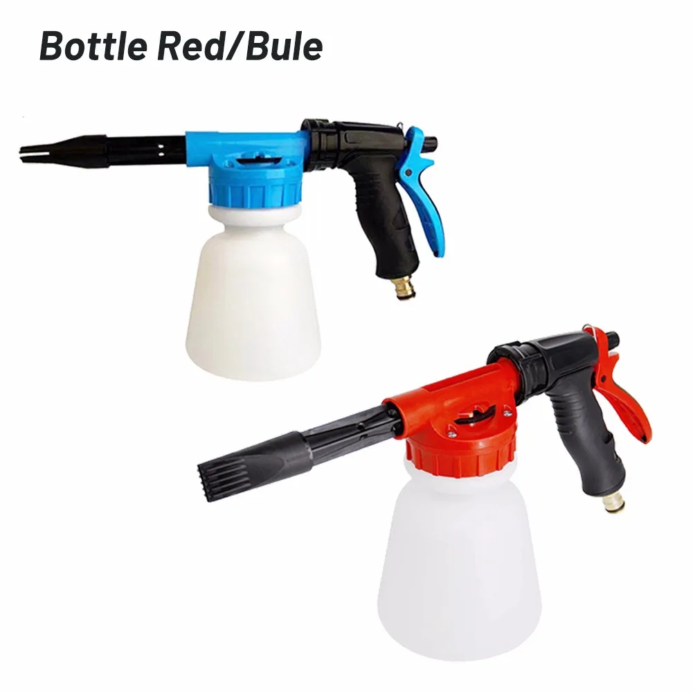 

Snow Foam Car Wash Spray Gun Lance Uses Hose Pipe Multifunctional 1000ml*Bottle Foam Kettle Garden Watering Flowers