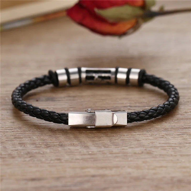 2019 винтажный женский оплетенный браслет из натуральной кожи мужские