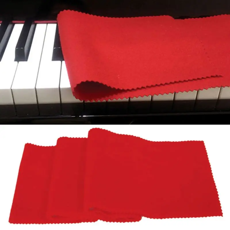 

2021 Top Flannel Piano Keyboard Anti-Dust Cover Cloth for Any 88 Key Piano Cleaning Care