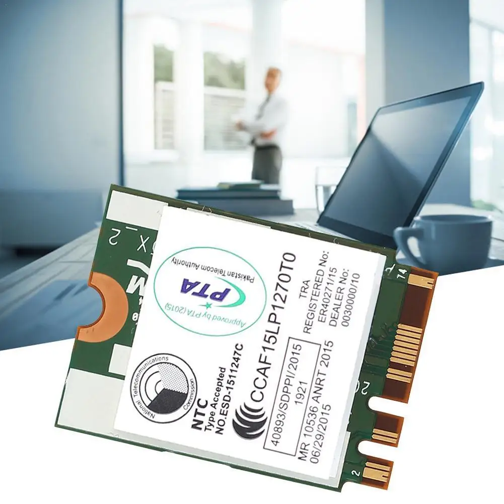 

DW1820A BCM94350ZAE BCM94356ZE 802.11ac BT4.1 867Mbps NGFF Card M.2 wifi WiFi BCM94350 Adapter Wireless C3U6