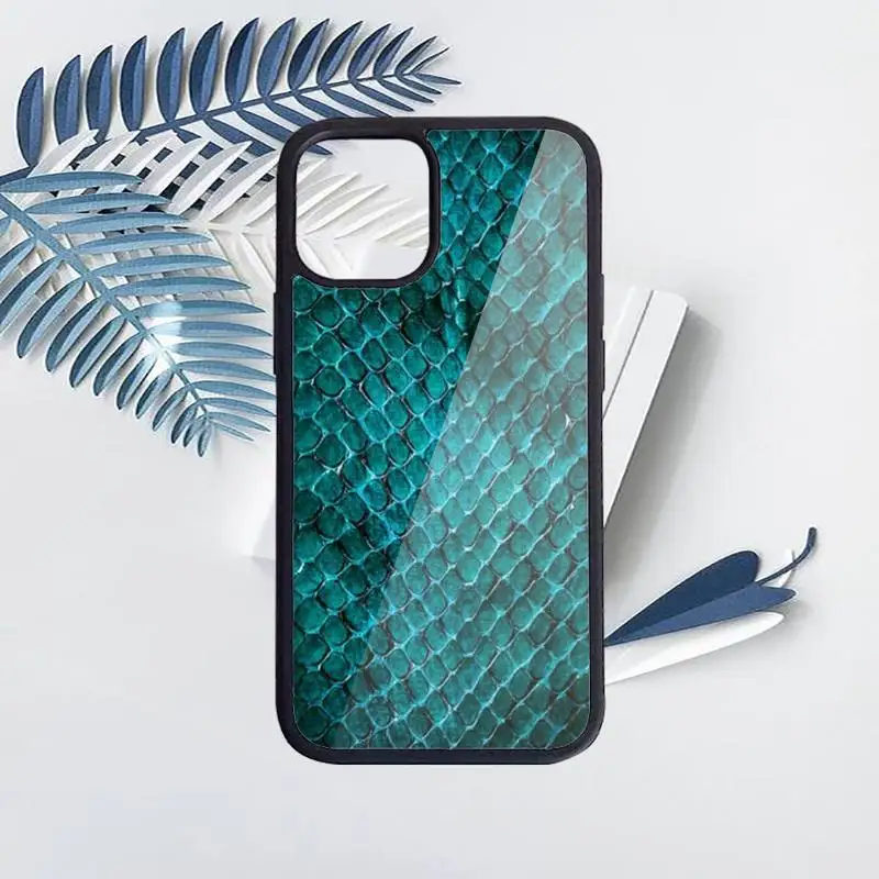 

Snake Skin pattern Phone Case PC for iPhone 11 12 pro XS MAX 8 7 6 6S Plus X 5S SE 2020 XR Luxury brand shell funda