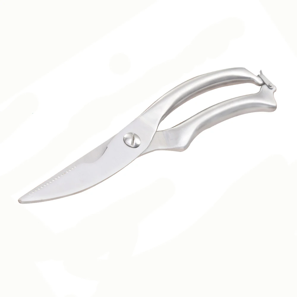 Household Scissors Кухонные ножницы из нержавеющей стали, ножницы для резки рыбы, утки, резки птицы, курицы, кости, бытовые ножницы, резак, кухонный гаджет - Цвет: Household Scissors