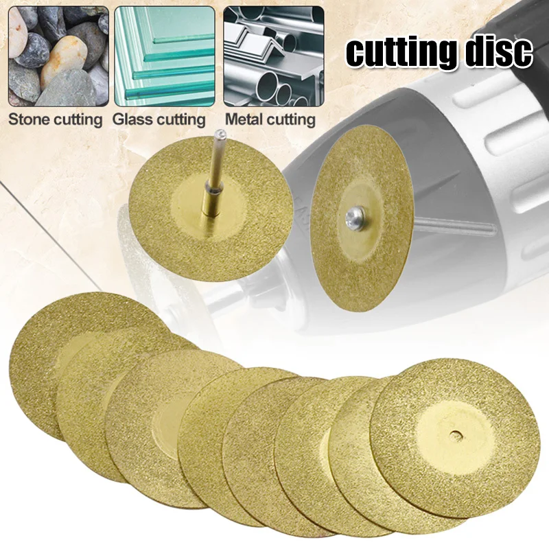 

10Pcs/set 16-60mm Diamond Grinding Wheel Circular Cutting Grinding Disc Diamond Discs for Drill Fit Rotating Tool THIN88
