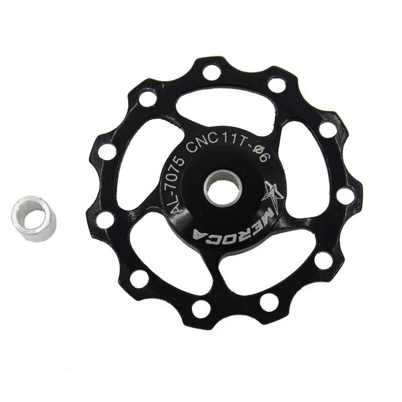 11T black 11 T/13 T подшипник из сплава на основе алюминия MTB горный велосипед задний переключатель передач велосипедный натяжной шкив колеса дорожный велосипед направляющие роликовые части велосипеда - Цвет: 11T black