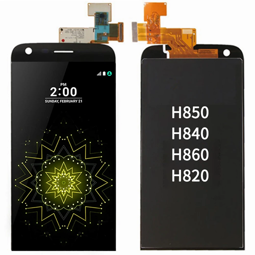 Оригинальный дисплей 5 3 дюйма для LG G5 H850 ЖК сенсорный экран с рамкой дигитайзер