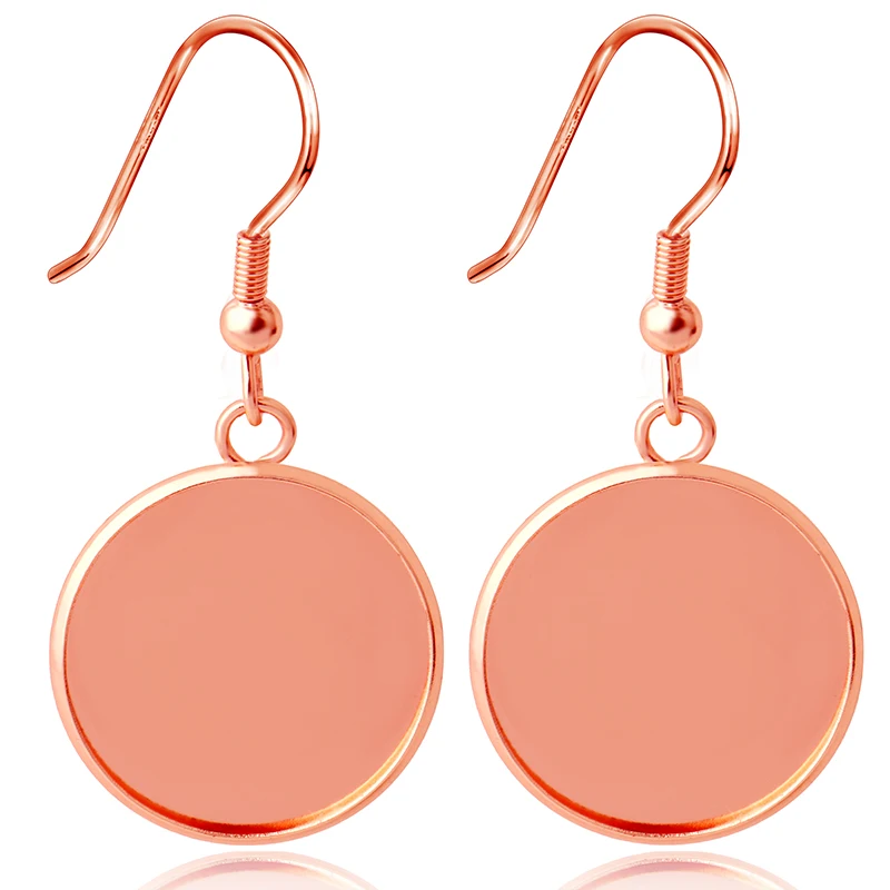 20 шт. крючки для сережек из нержавеющей стали заготовки под кабошон основа