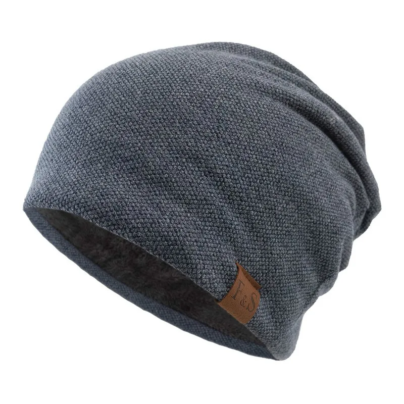 

New Skullies Beanies Men Knitted Hat Winter Hats For Men Women Cap Winter Beanie Hat Gorro Thick Warm Bonnet Men's Winter Cap
