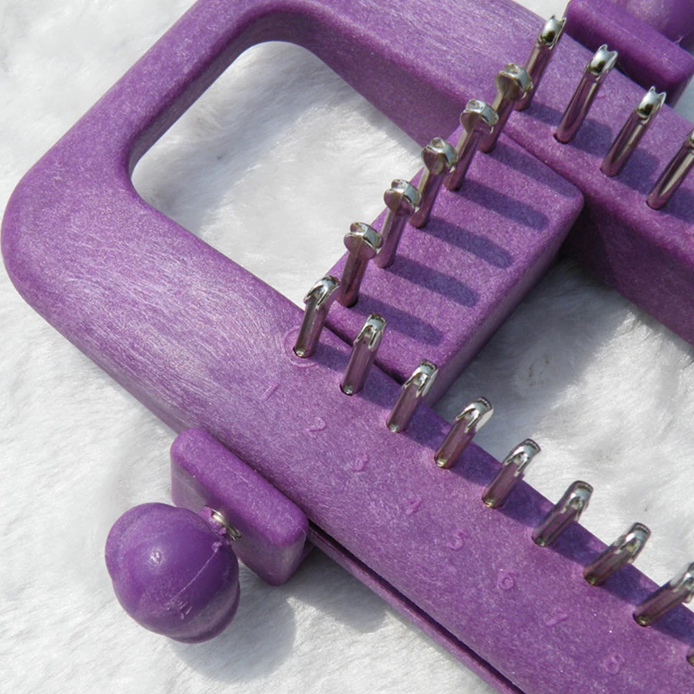 С инструментами для вязания крючком Регулируемый набор ткацкого станка шитья