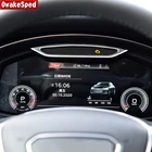 Декоративная рамка для приборной панели из нержавеющей стали, Накладка для Audi A6 C8 2019 2020, автомобильный Стайлинг, аксессуары для интерьера