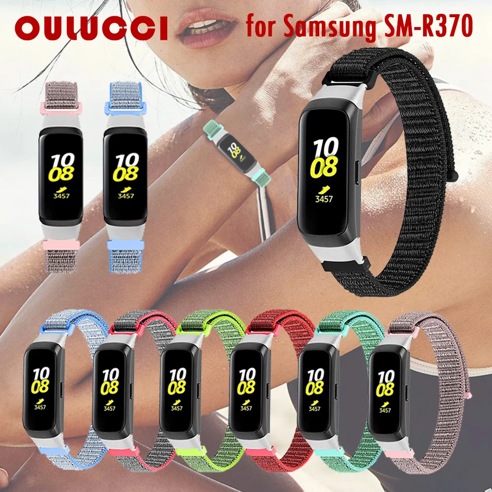Сменный ремешок OULUCCI, ремешок на запястье, нейлоновый ремешок для samsung galaxy fit SM R370, умный Браслет, ремешок для часов, Аксессуары для samsung galaxy Watch