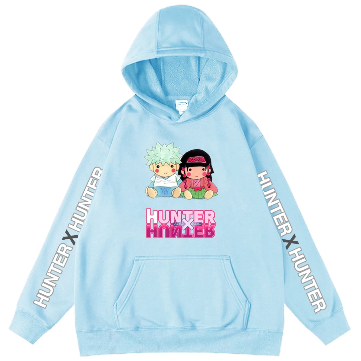 

HUNTER X HUNTER Street Men's Anime Hoodies Couple Autumn 2021 Loose Oversized Hoodie Sweatshirt Man Unisex Long Sleeve Tops