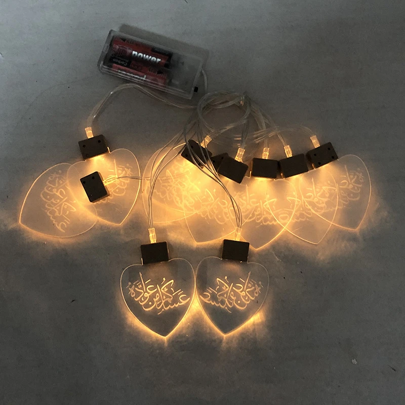 

Ramadan Mubarak Decorations for Home Moon LED Light Hanging Pendant Islam Muslim Event Party Supplies Eid Hajj Kareem Ramadan