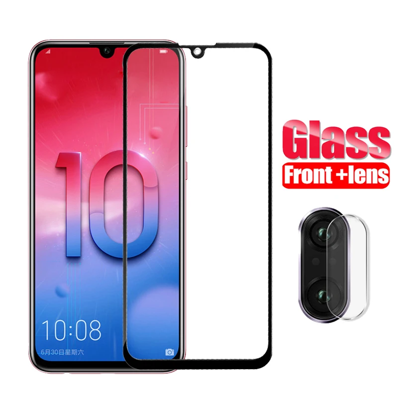 Защитное стекло для камеры 2-в-1 Honor 10 Lite защита экрана из закаленного стекла Huawei lite