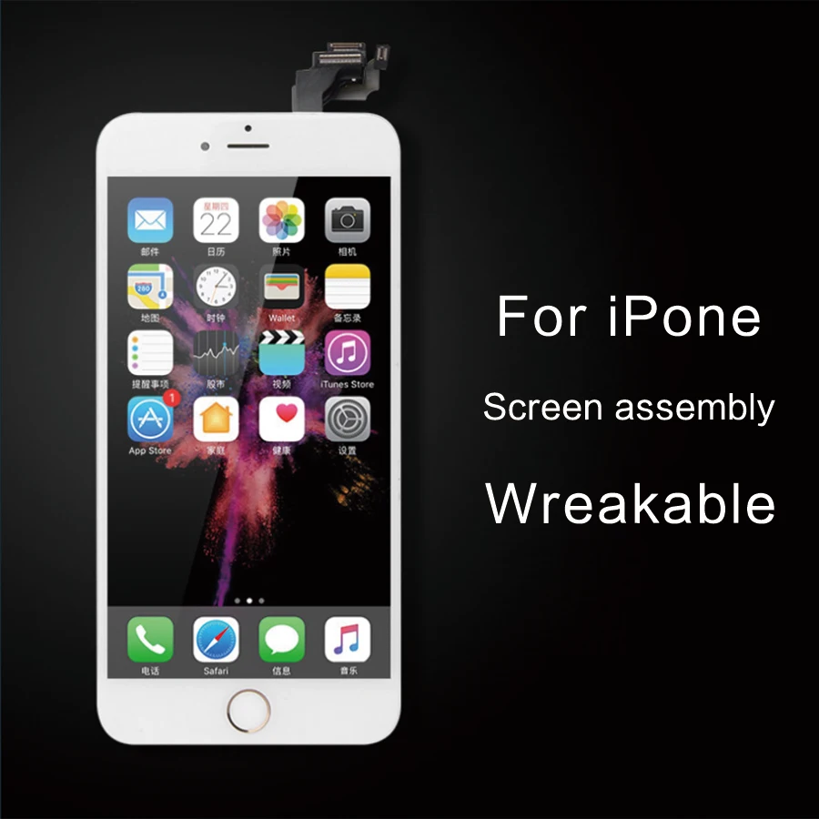 Pantalla t&aacute;ctil LCD AAA + para iPhone 6, 6S, 7,8 Plus, perfecta, 3D, compatible con iPhone XS, XSMAX, pantalla de tel&eacute;fono de alto p&iacute;xel-1