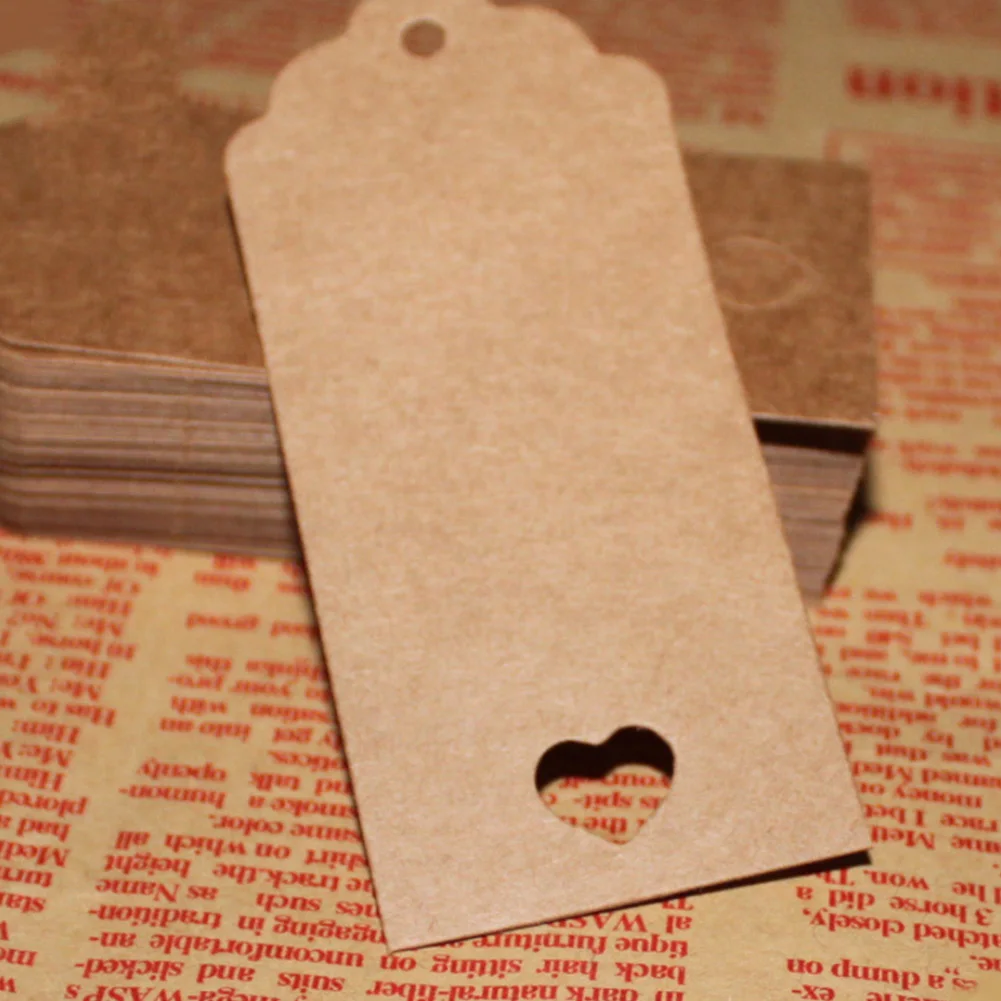 Новинка 2019 лидер продаж 100 шт волнистые края Пустые Подвесные бирки в форме