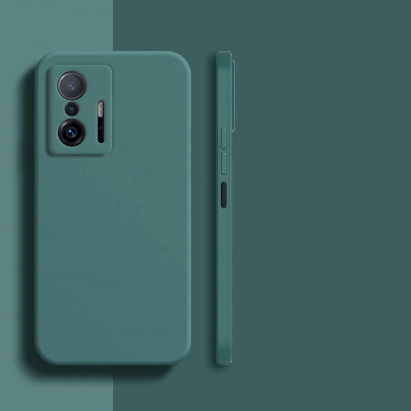 For Xiaomi 11T Pro Case Xiaomi Mi 10T 11i 11X 11T Pro Shockproof Bumper Liquid Silicon Soft Phone Back Cover For Xiaomi 11T Pro