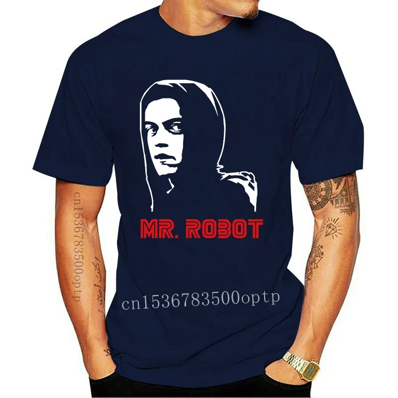 

Mr Robot T-Shirt uomo divertente T-Shirt stampata top T-Shirt Casual manica corta
