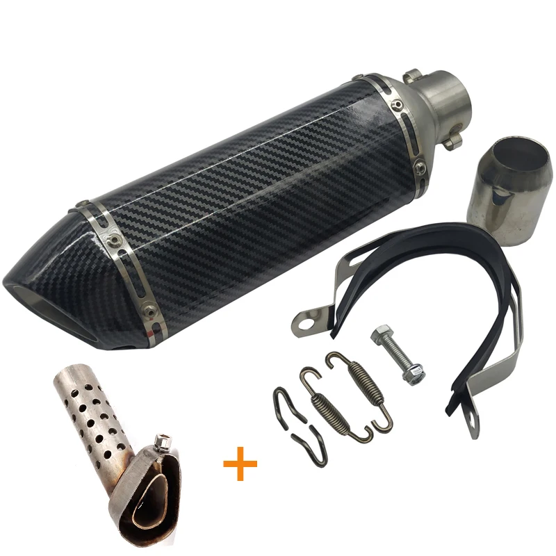 Глушитель выхлопной трубы 35 51 мм для мотоцикла скутера квадроцикла Honda CBR250 CB400 YZF