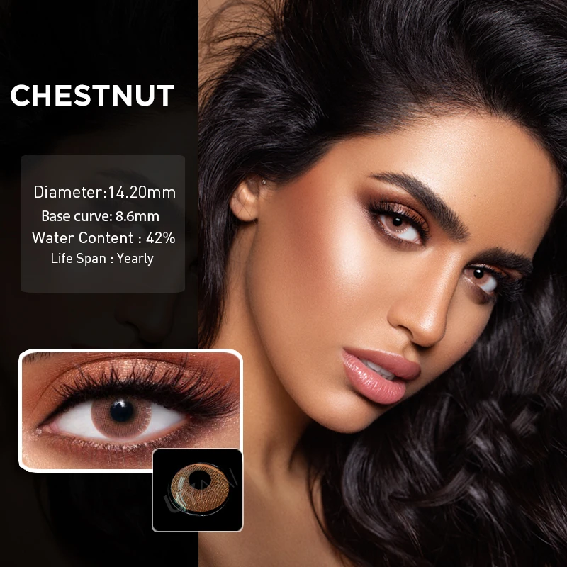 Контактные линзы 2 шт./пара лимонного цвета ed контактные для глаз с летним броском