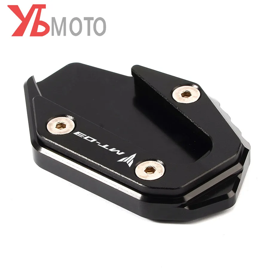 Motorcycle Kickstand Extension Pad for YAMAHA R3 YZF-R3 2017-2020, MT03 MT-03 | Stand Enlarger for YAMAHA Accessories image 3