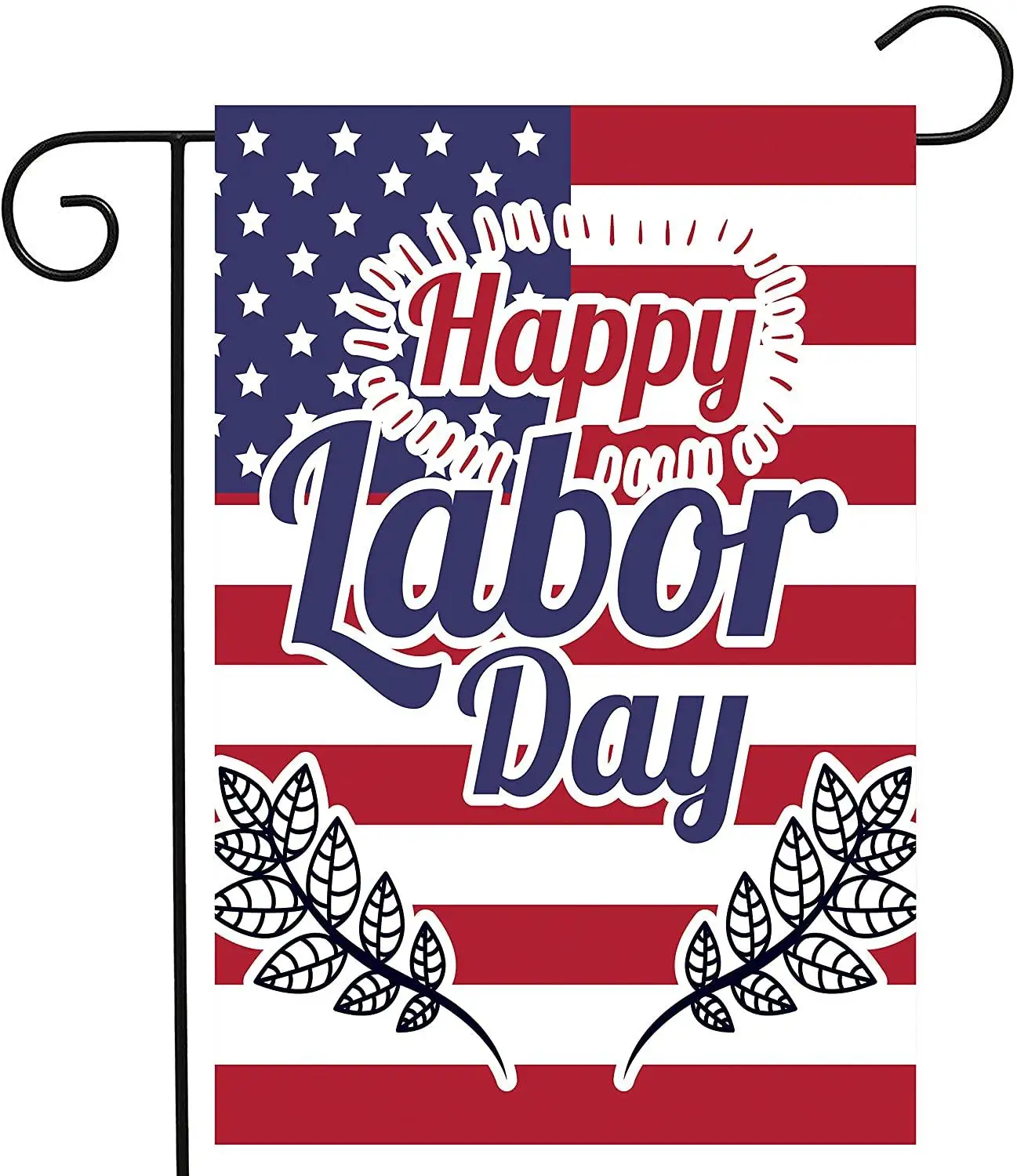 

American Flag Veterans Day Soldier Military Garden Yard Flag 12"x 18" Double Sided Flag