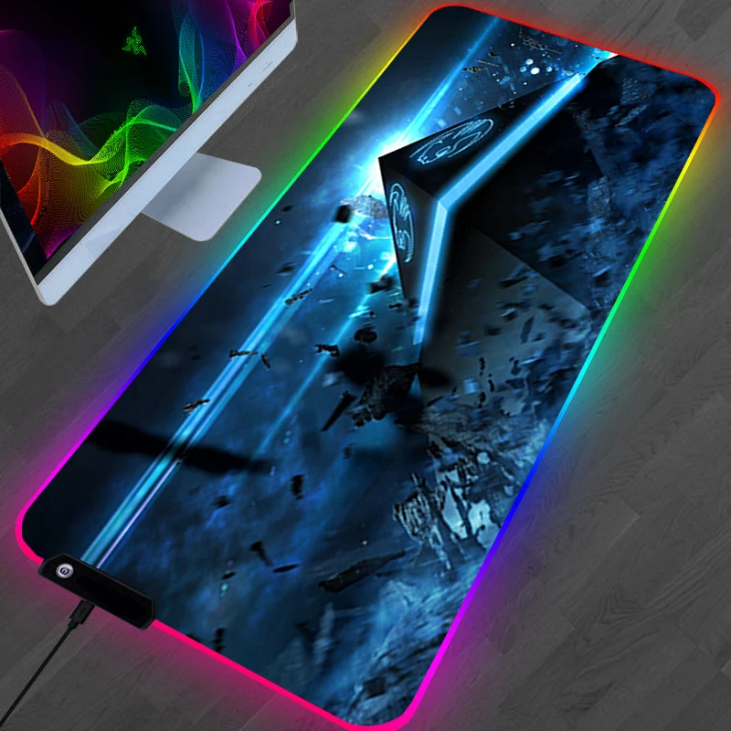 rgb roccat mouse ped wireless computer laptop gamer shine mat gaming pad anime mats backlit keyboard mousepad extended big xl pc free global shipping