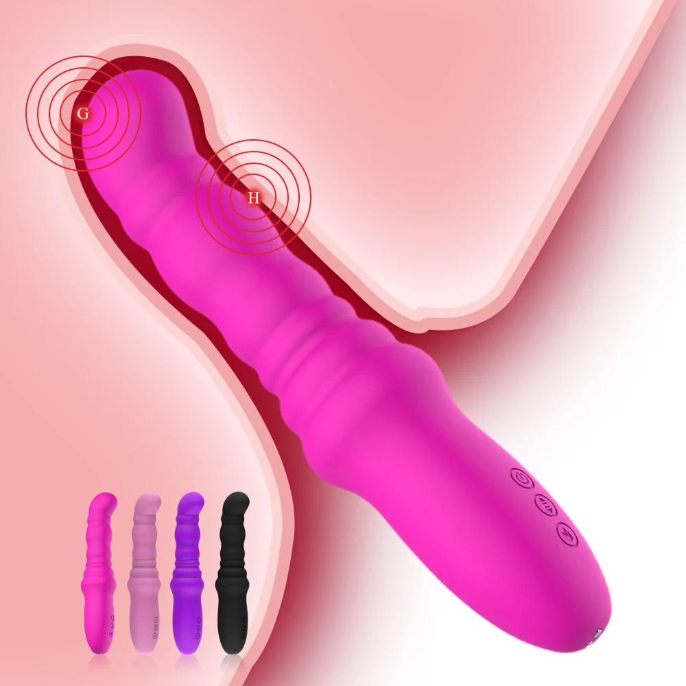 BFACCIA Телескопический вибратор с 10 скоростями вибрирующий фаллоимитатор нагревом