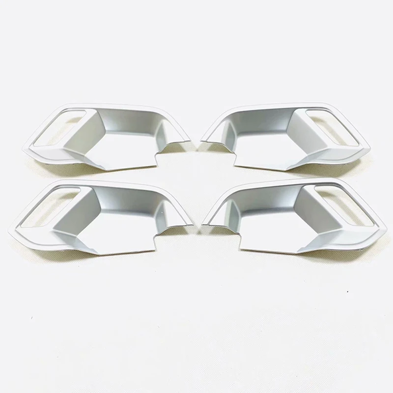 For Audi Q3 2019 2020 ABS Matte Silver Accessories LHD Car Inner Door Bowl Protector Frame Cover Trims Styling | Автомобили и