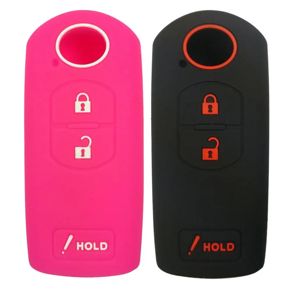 Силиконовый Брелок чехол кожи куртка удаленный БЕСКЛЮЧЕВОЙ ввод протектор для