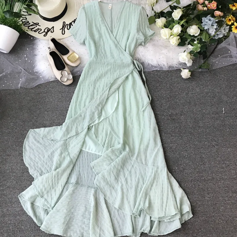 Сезон: весна лето платье для женщин одежда 2021 в Корейском стиле В винтажном