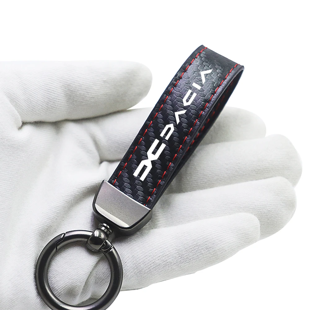 Брелок для автомобильного ключа из углеродного волокна dacia duster spring logan sandero jogger