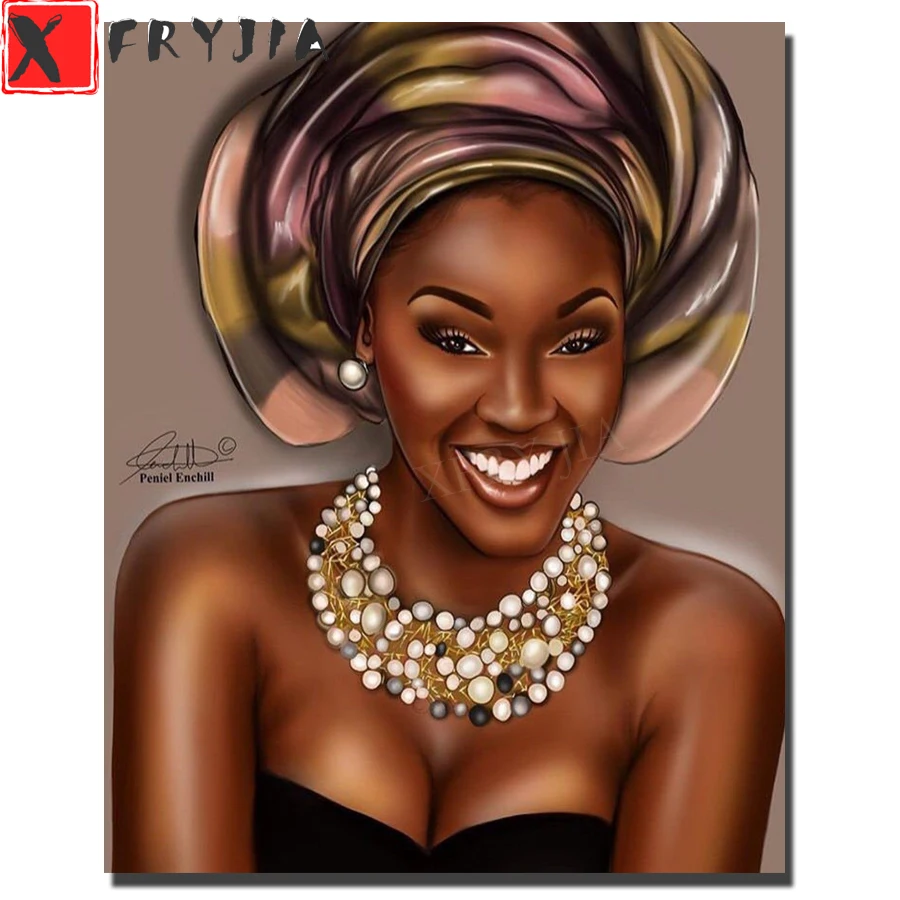 

Алмазная живопись, лидер продаж, домашнее искусство, африканская черная женщина, ювелирные изделия, Вышивка крестиком, алмазная вышивка, мозаика, Новое поступление, декор комнаты