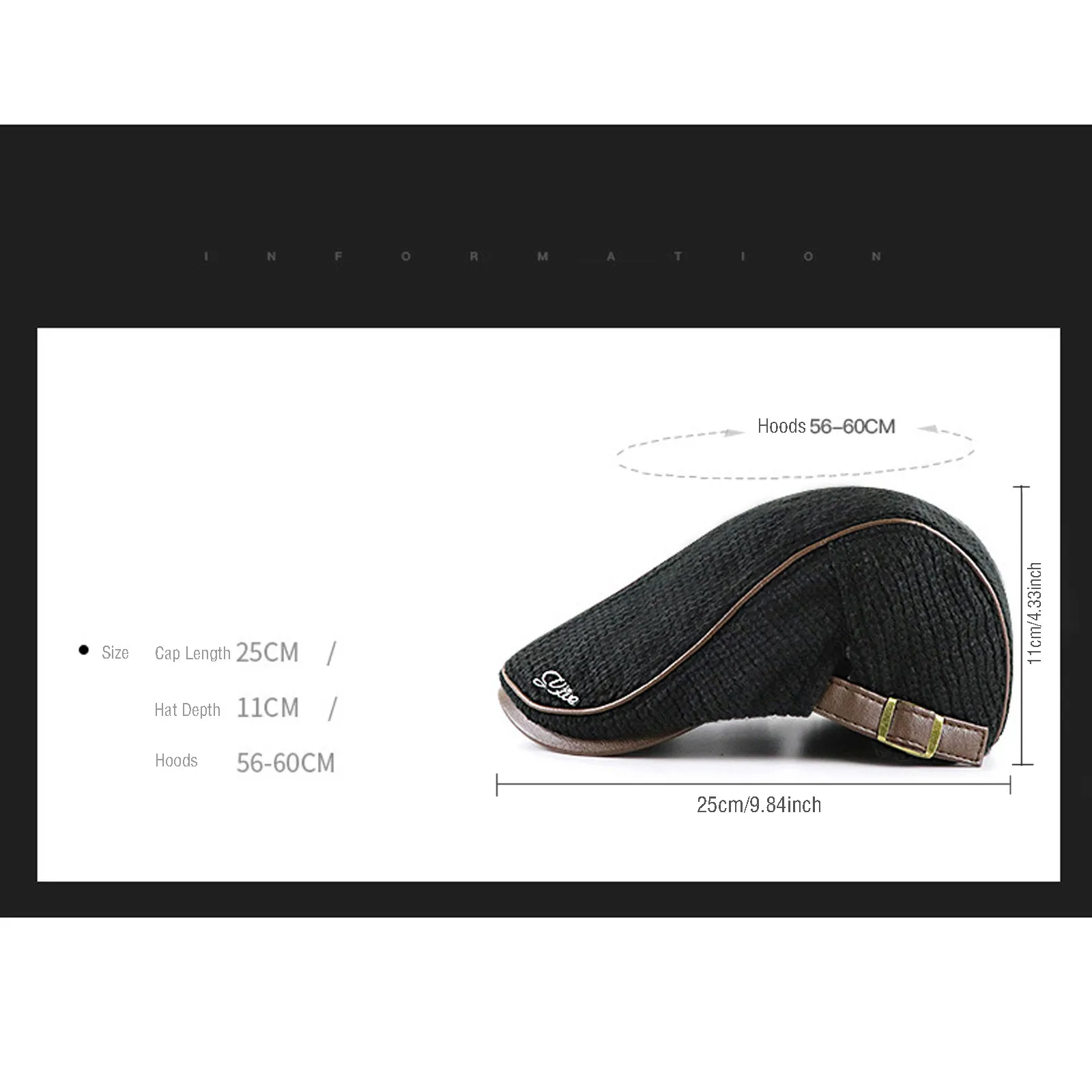 

DAIGELO 2021 Men's Berets Newest Fashion Male Knit Flat Cap Padded Warm Beret Caps Casual Outdoor Visor Forward Hat Casual Hats