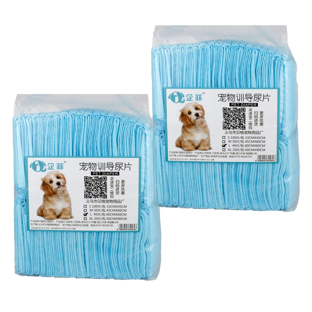 

100PCS Disposable Pet Diapers Super Absorbent Dog Training Urine Pad Diapers Deodorant Diapers Dog Pee Pads for Puppys Pets Dogs