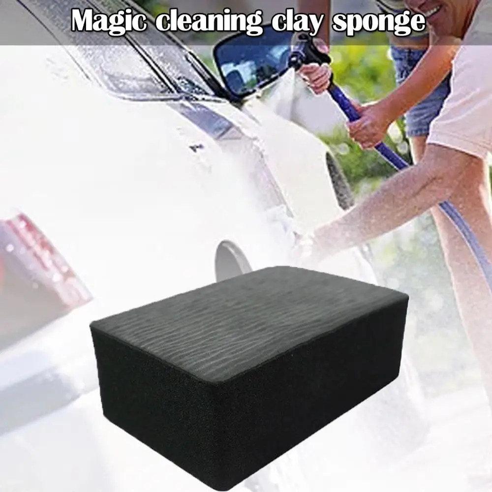 Magic Clay Cleaning Sponge Bar Car Pad Block Eraser Wax Polish Tool Care maintenance Beauty mud wiped #730 | Автомобили и