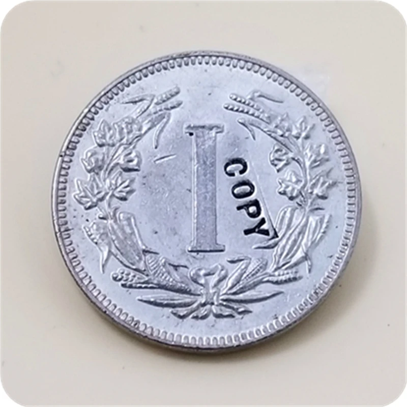 Копия копии 1881 копия монеты с узорами Liberty Nickel | Дом и сад