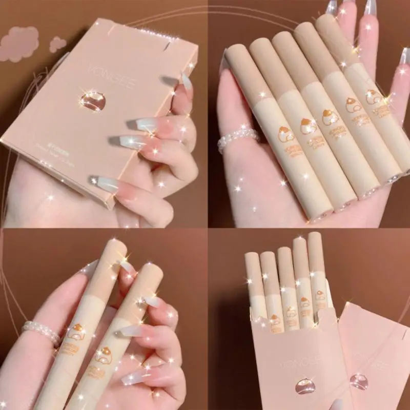 Набор из 5 шт. глазурь для губ в коробке матовая бархатная отбеливающая Недорогая