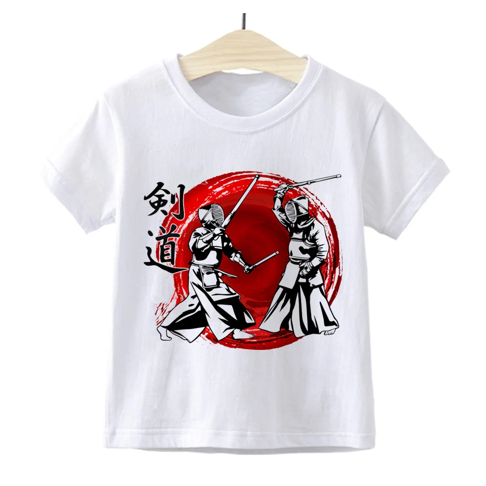 Новинка Детская футболка для мальчиков дизайн Karate Taekwondo детские топы летняя