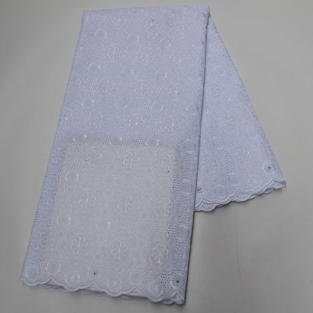 Белая Корейская сухая кружевная ткань мягкая хлопковая африканская швейцарская