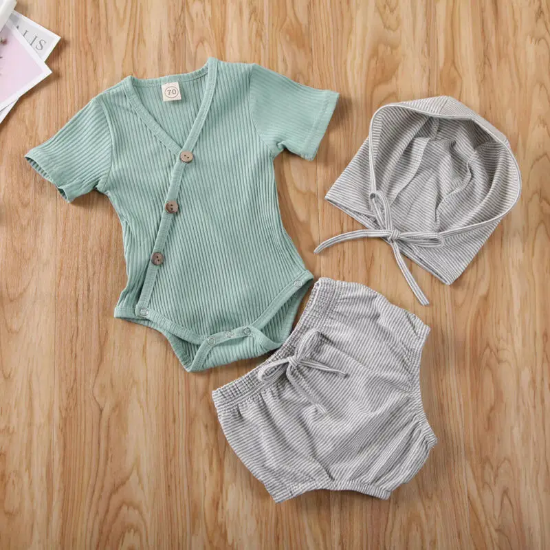 Комбинезон для новорожденных девочек комбинезон топы шорты штаны комплекты