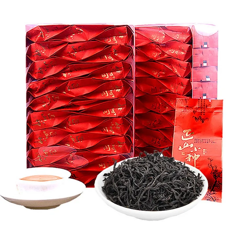 Чёрный чай Lapsang Souchong 32 пакета чжэншансиаочжун улучшенный зеленый для ухода за