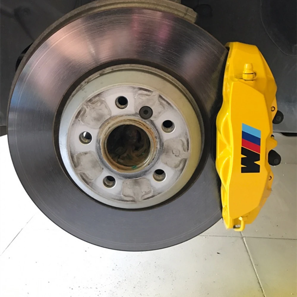 Наклейка на тормозной суппорт автомобиля для BMW M E34 E36 E60 E90 E46 E39 E70 F10 F20 F30 X5 X6 X1 M3 M5 M6