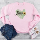 Свитшот с изображением Иисуса, сердца, это не религия, это отношение, уличный стиль, христианская Библия, слоган для крещения, пуловеры, подарки, топы